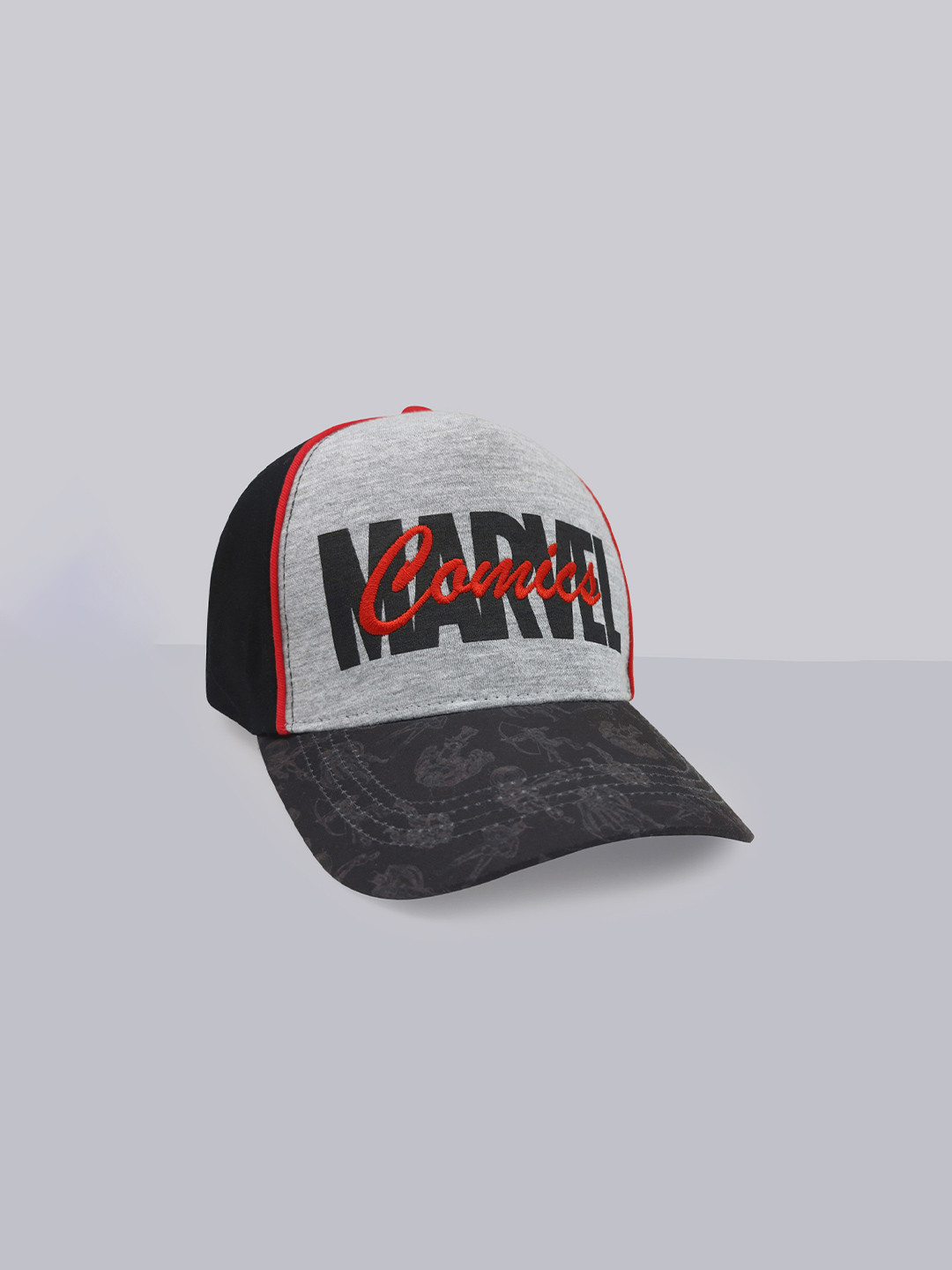 Free Authority Men Marvel Embroidered Cotton Baseball Cap