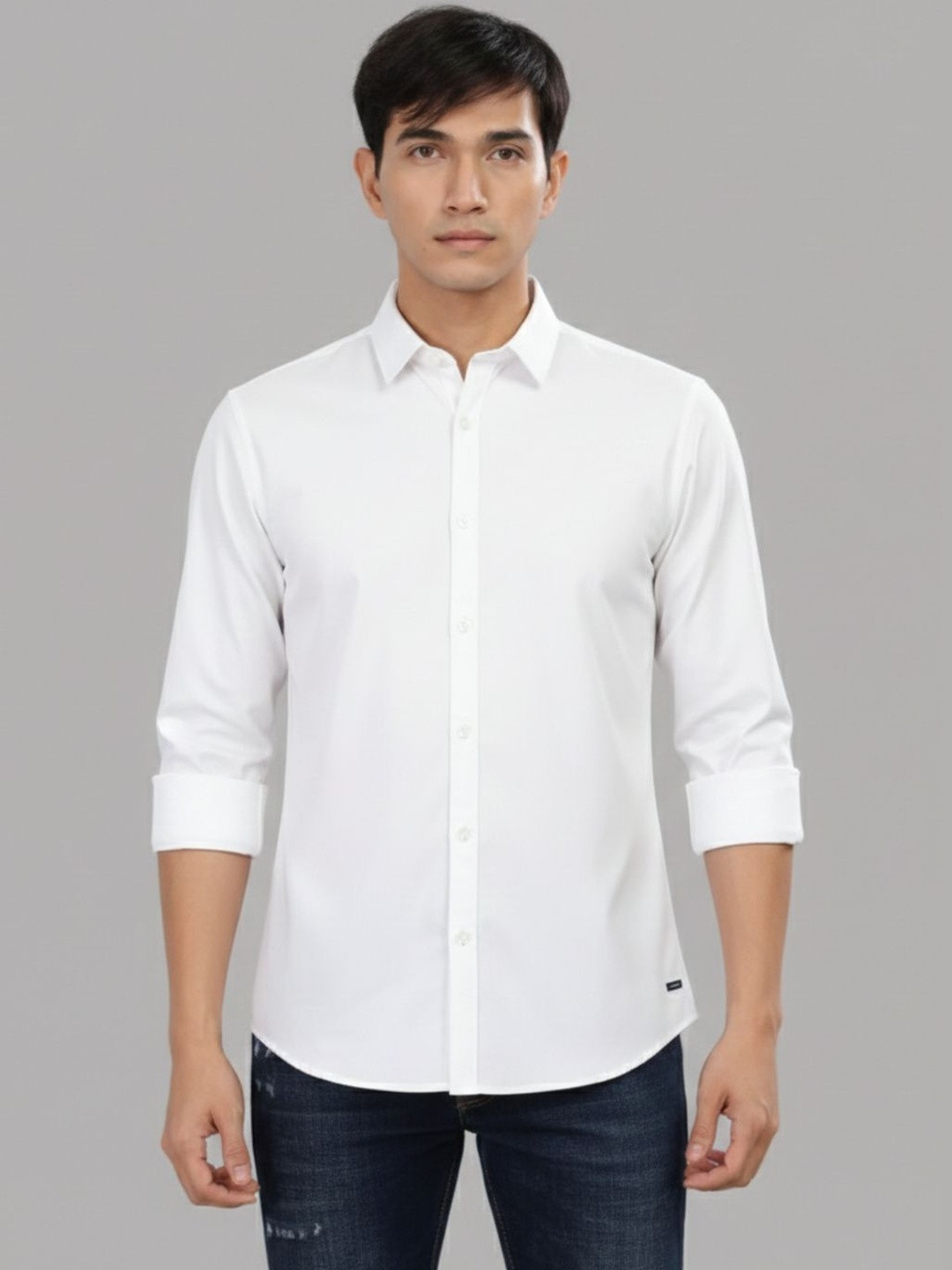 PACTIMO Men Classic Slim Fit Casual Shirt