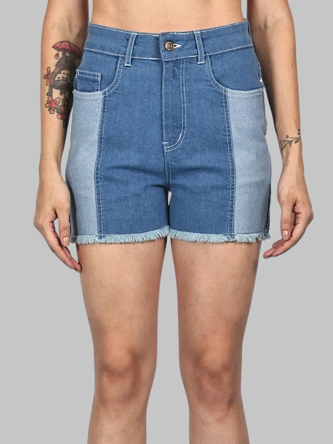DOZER Women High-Rise Denim Shorts