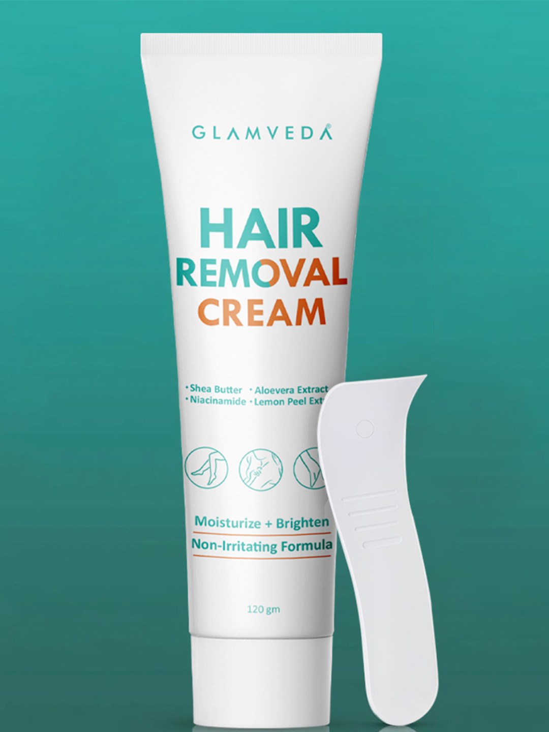 GLAMVEDA Hair Removal Cream With Aloe Vera Extracts- 120g