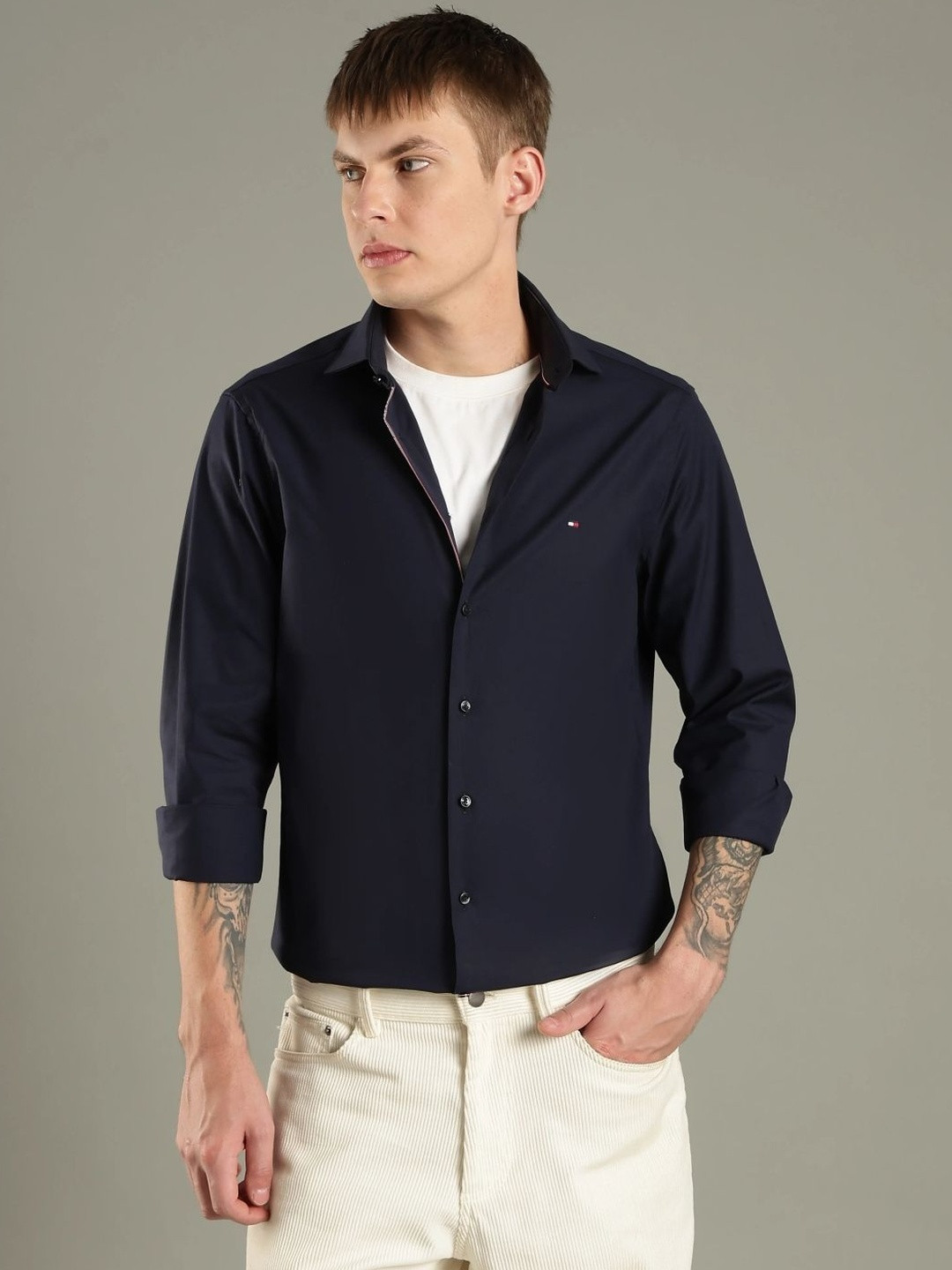 Tommy Hilfiger Men Slim Fit Casual Shirt