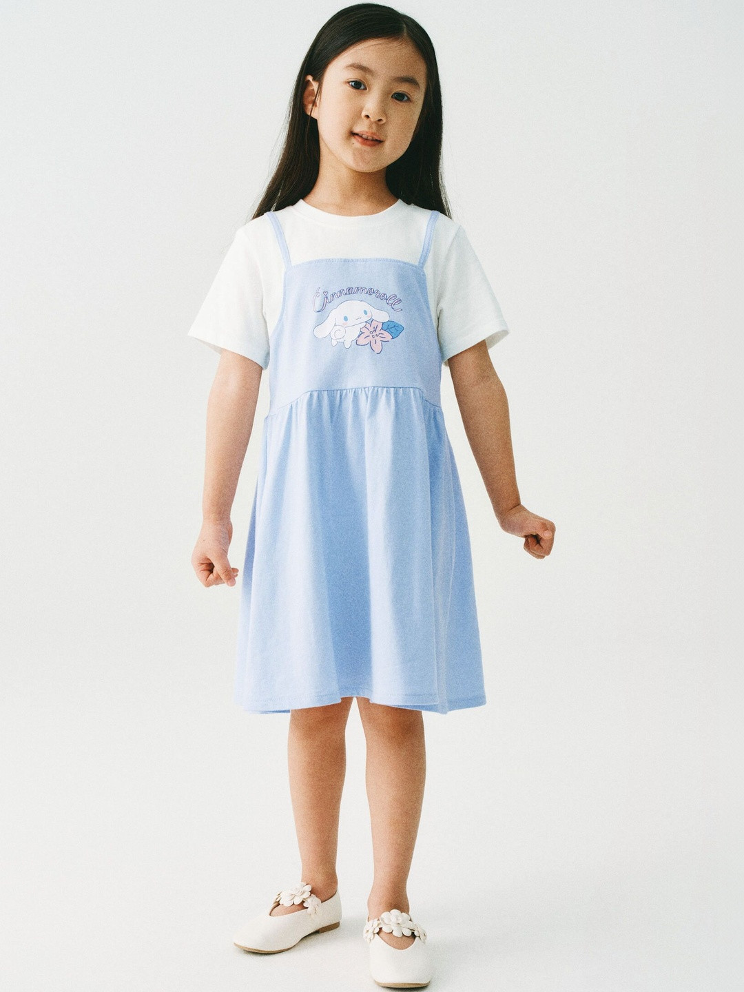 H&M Printed Layered Dress