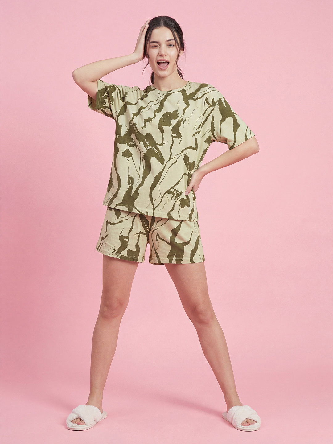 Juliana Dream Women Printed Night suit