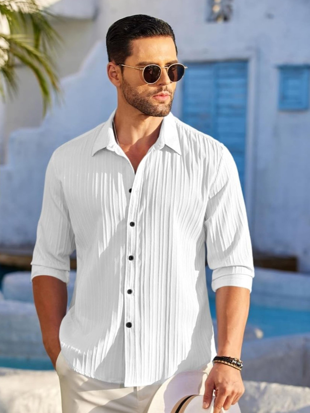 Deelmo Men Casual Shirt