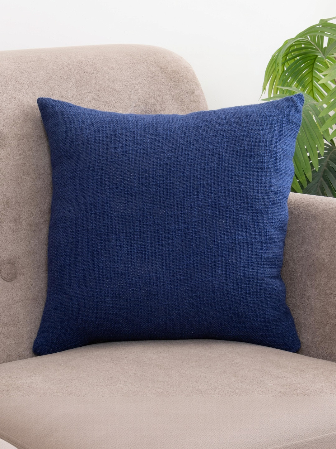 DMAASA Navy Blue Square Cushion Covers