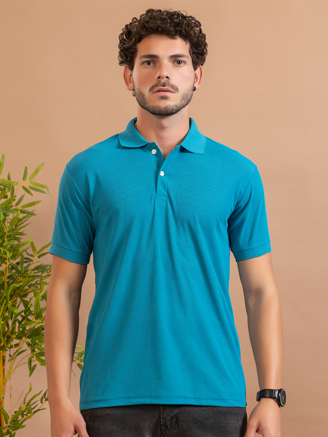 ZEFFIT Men Polo Collar T-shirt