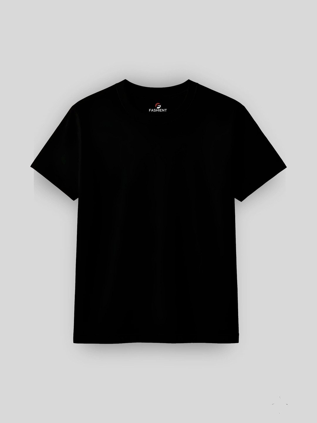 FASHIENT Kids Plain Round Neck Short Sleeve Cotton Tshirts