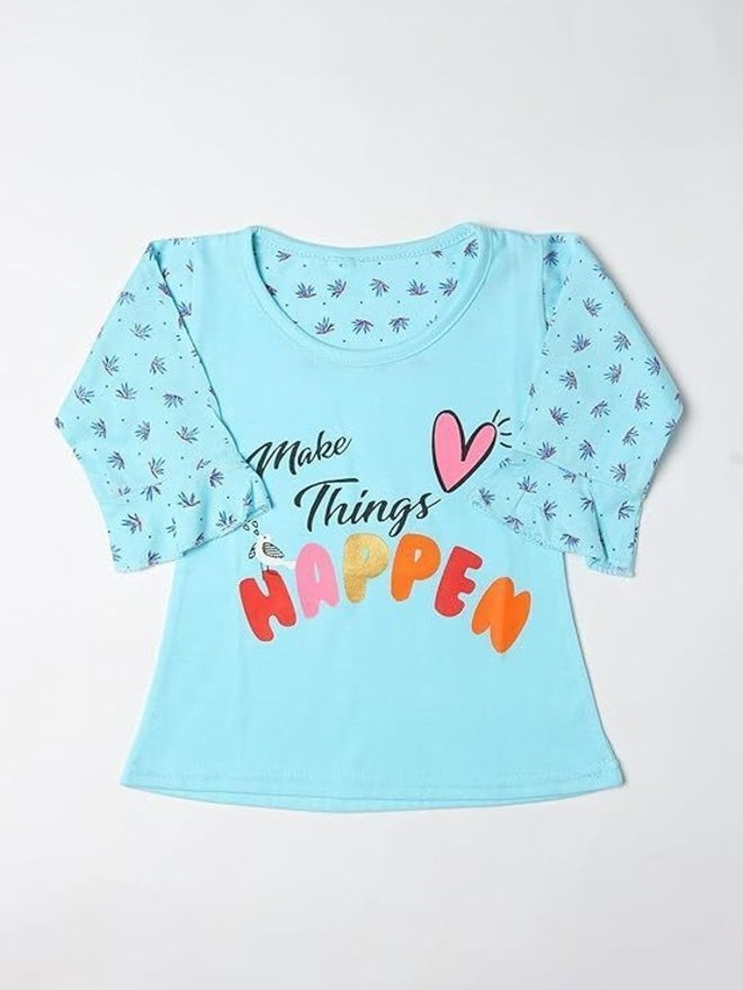 CHICLIFT Girls Pack Of 2 Printed Shirts With Trousers