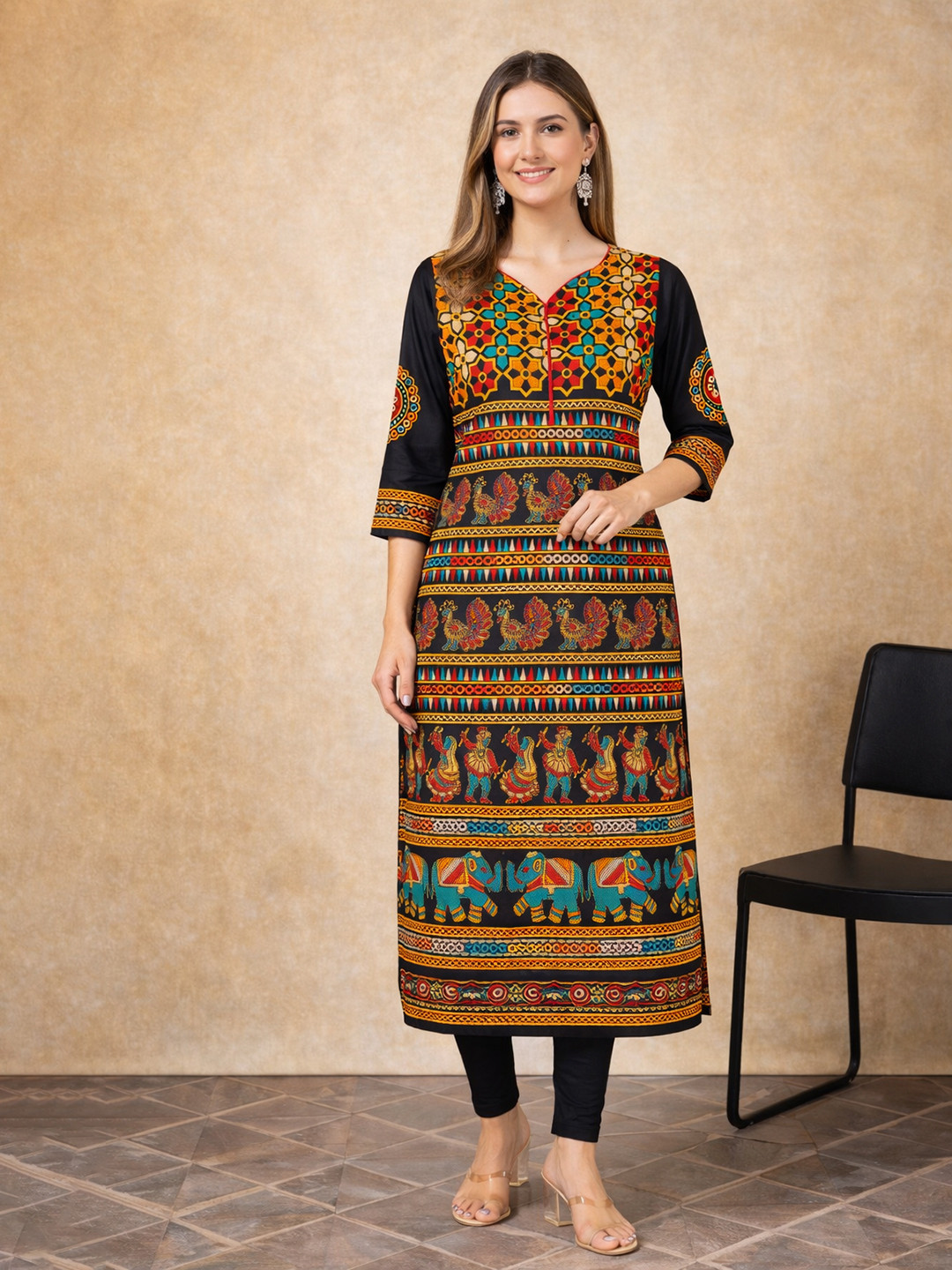 FashionRiti Women Ethnic Motifs Printed Indie Prints Kurta