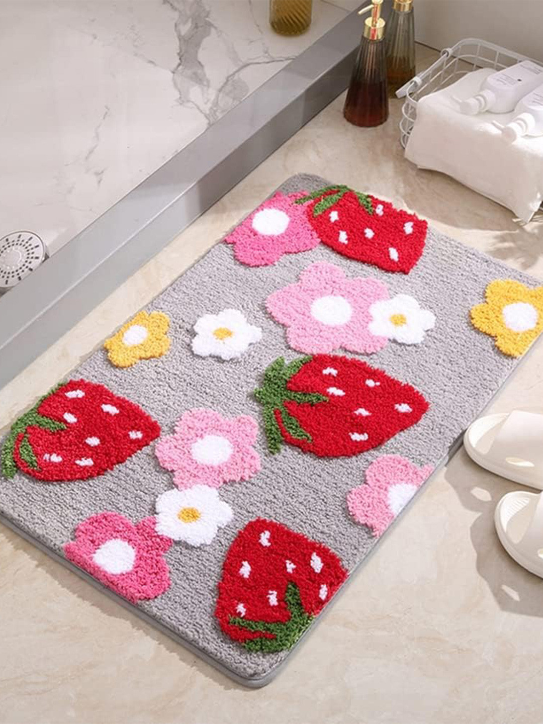 Homio Grey Self-Designed Anti-Skid Doormat
