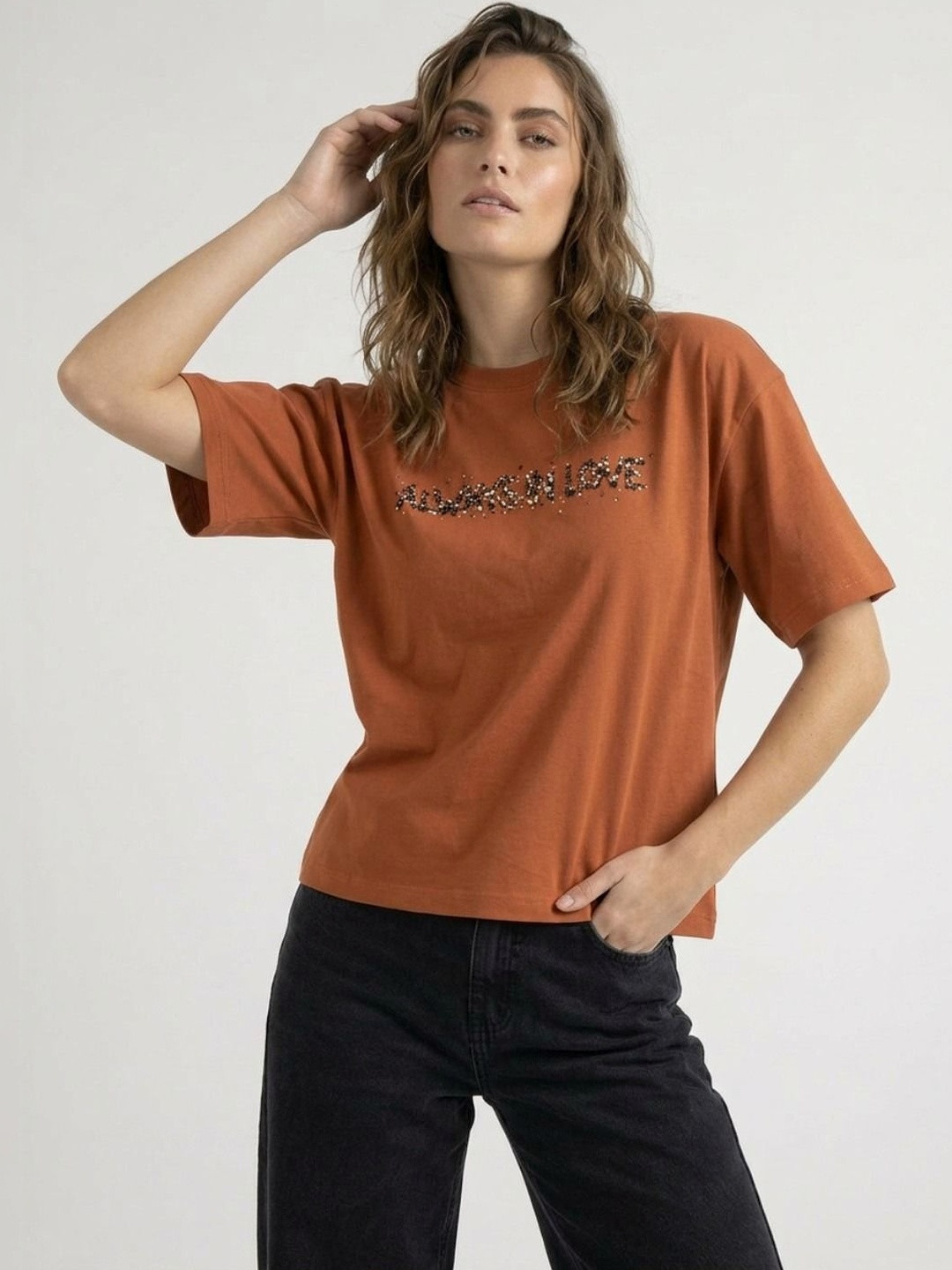 Always in Love Women's Typography T-shirt