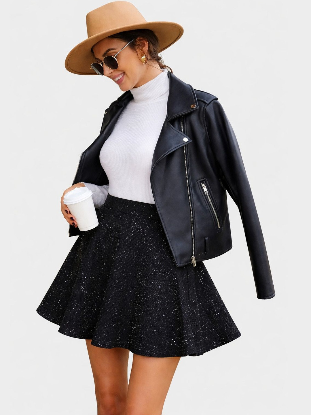 Arbiter Collection Women Abstract Midi Flared Skirt