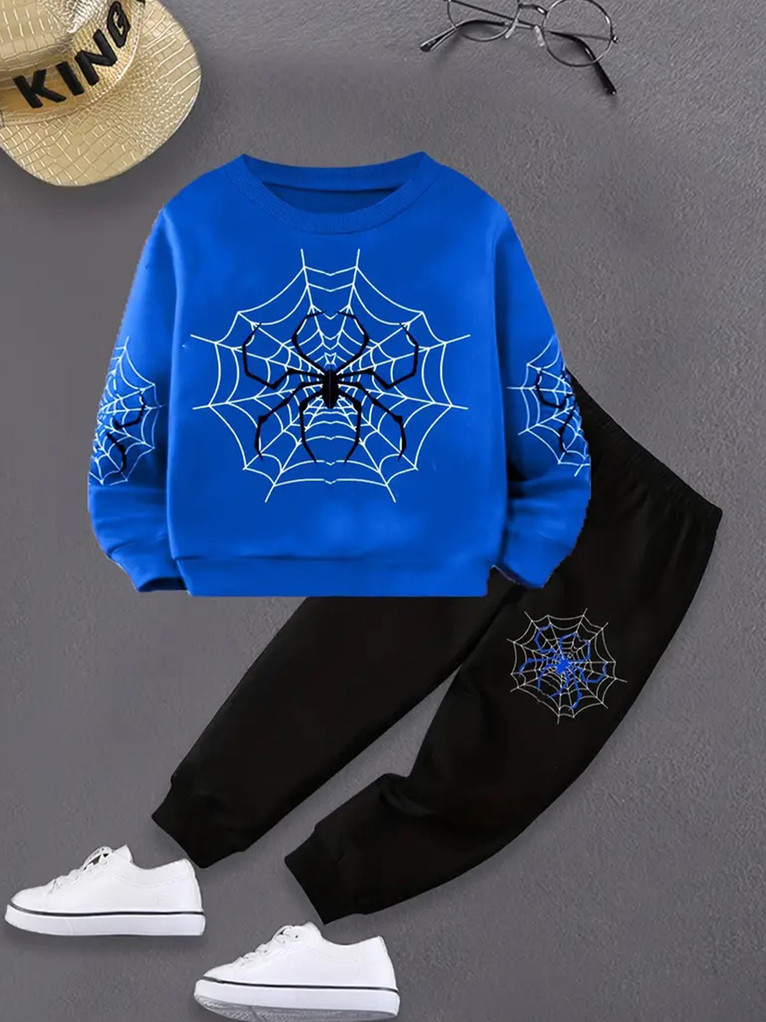 KEESOR Boys Printed Top and Jogger