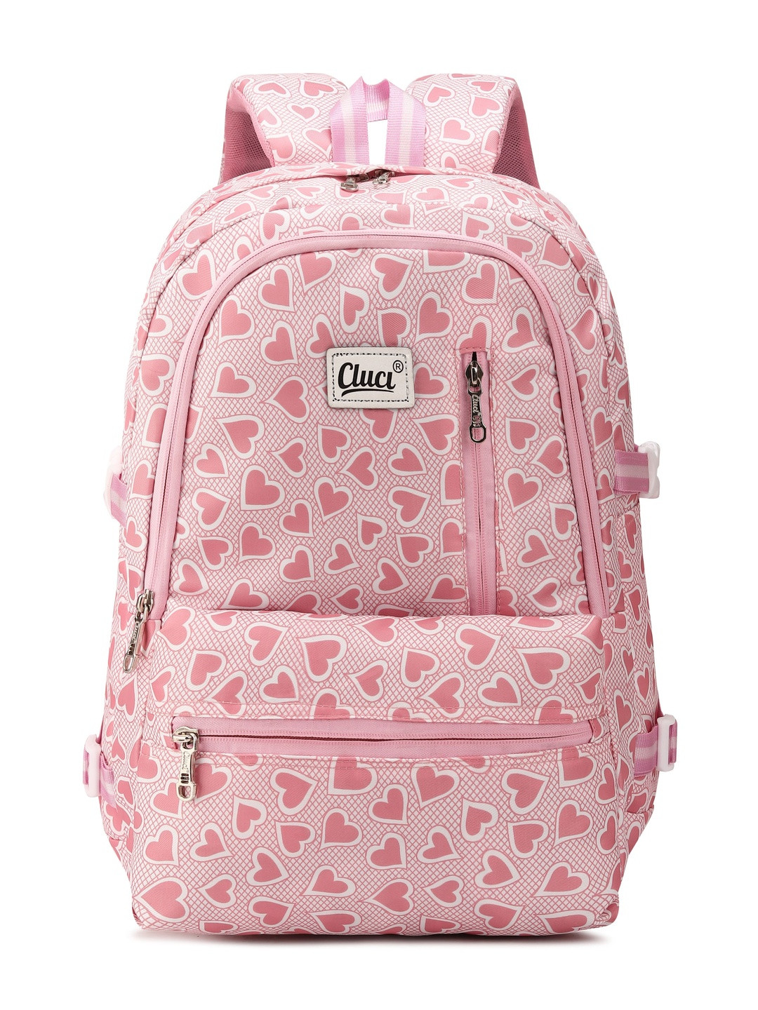 Cluci Girls Graphic Printed Backpack With Compression Straps