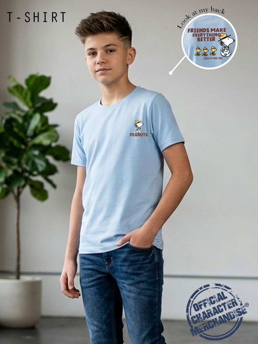 YK X Minute Mirth Boys Cotton Tshirts