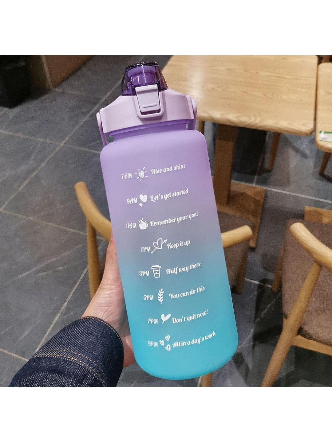 PIXNA Motivational Theme Water Bottle 2000 ml