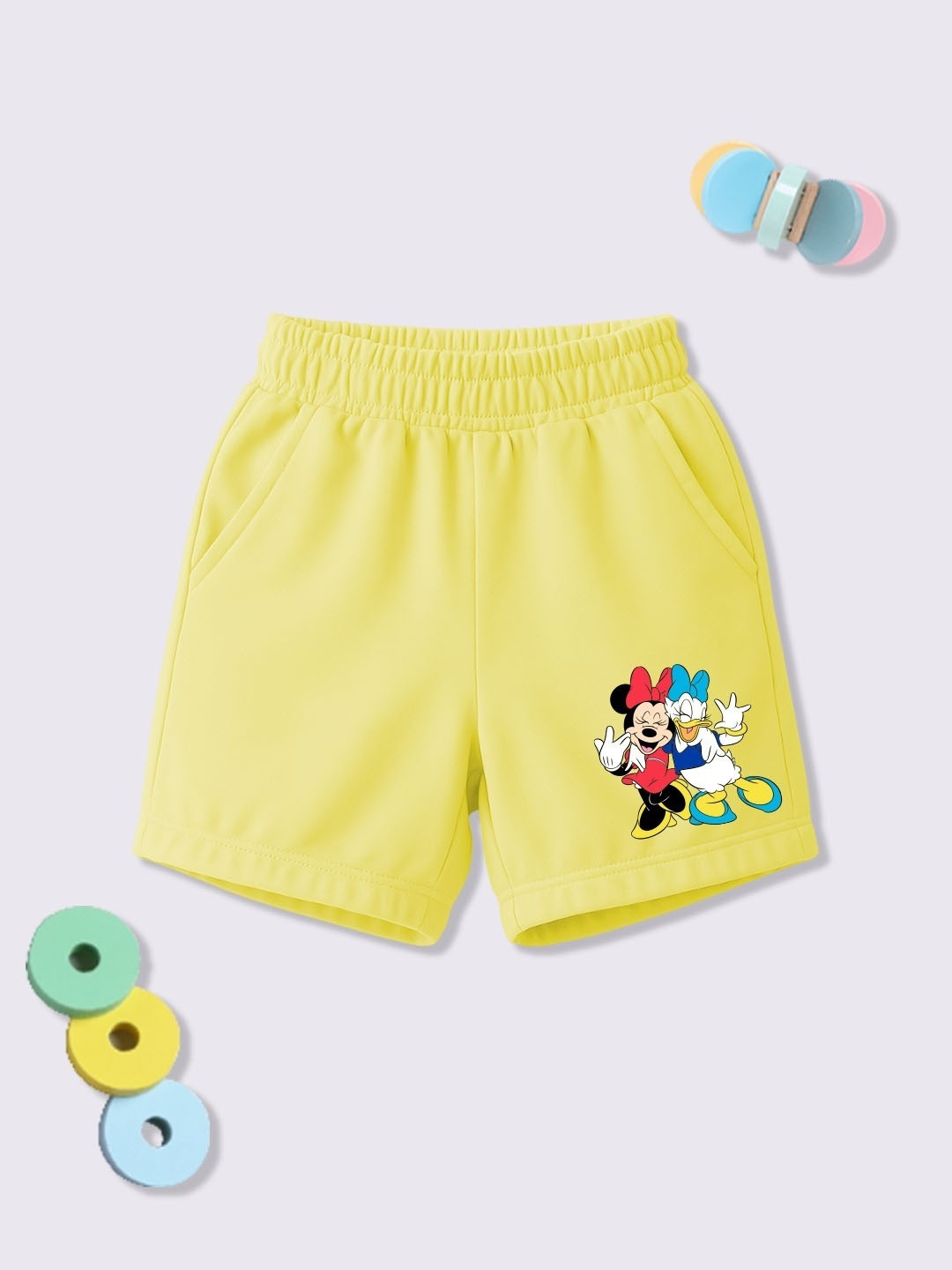 YK Disney Girls Minnie & Daisy Printed Shorts
