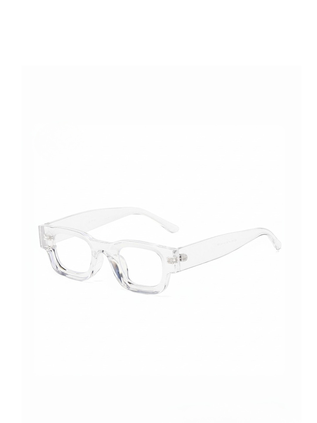 goglassic Men Square Sunglasses with UV Protected Lens Vintage V1-Clear-Cler