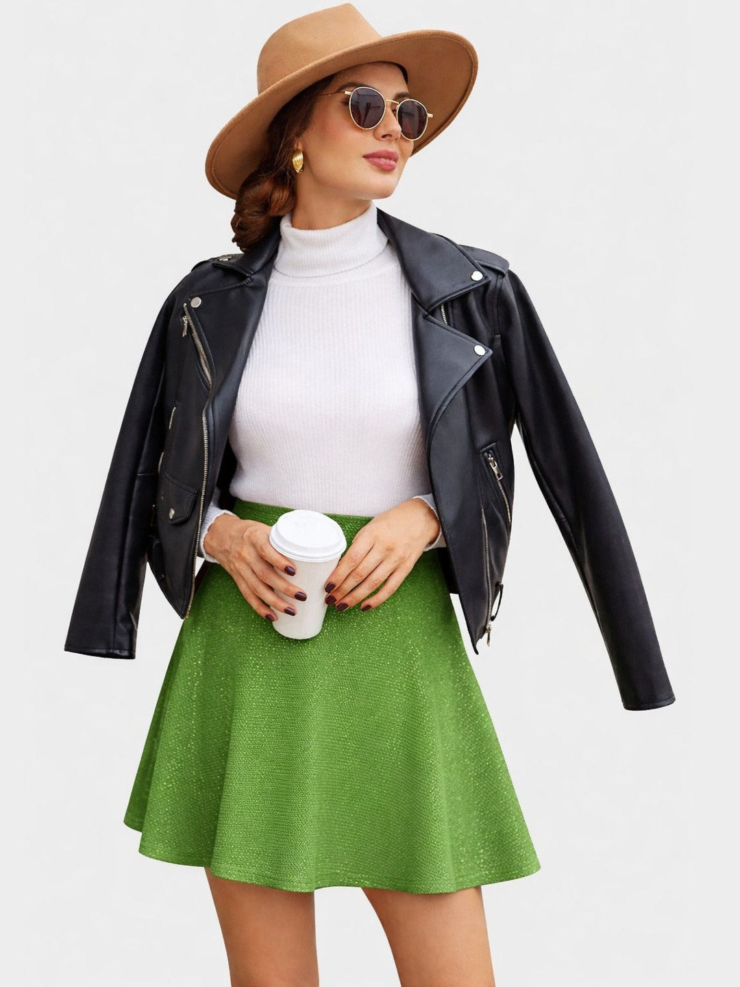 Arbiter Collection Women Abstract Midi Flared Skirt