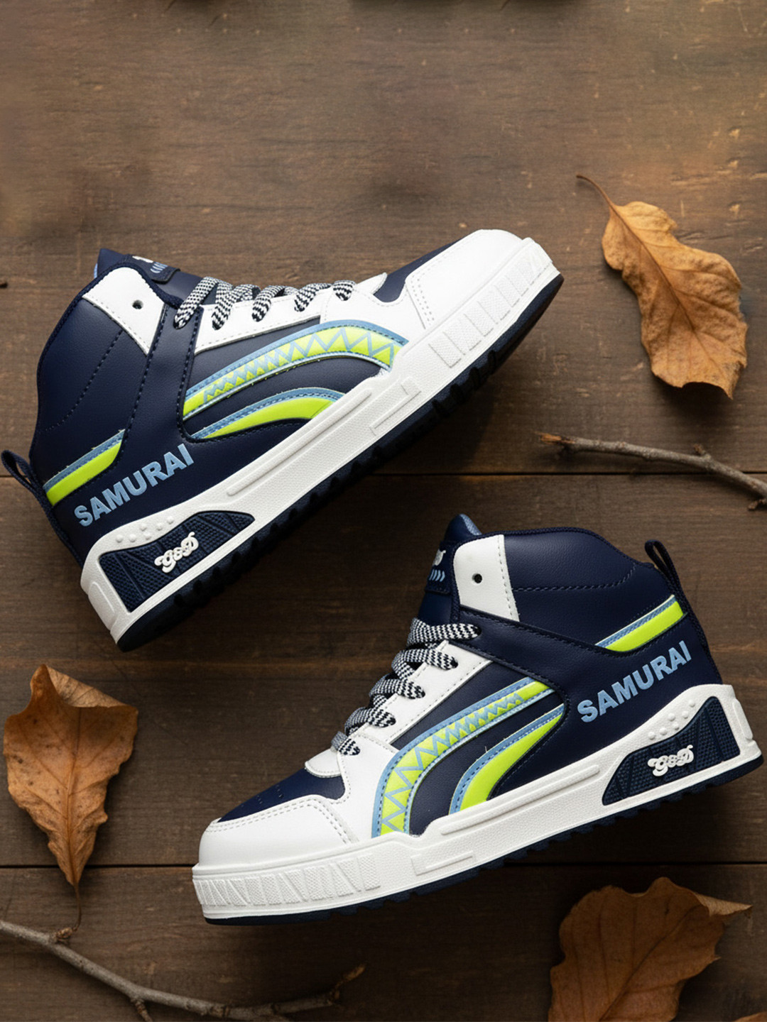 G&D Samurai Kids Lace-Ups Round Toe Sneakers