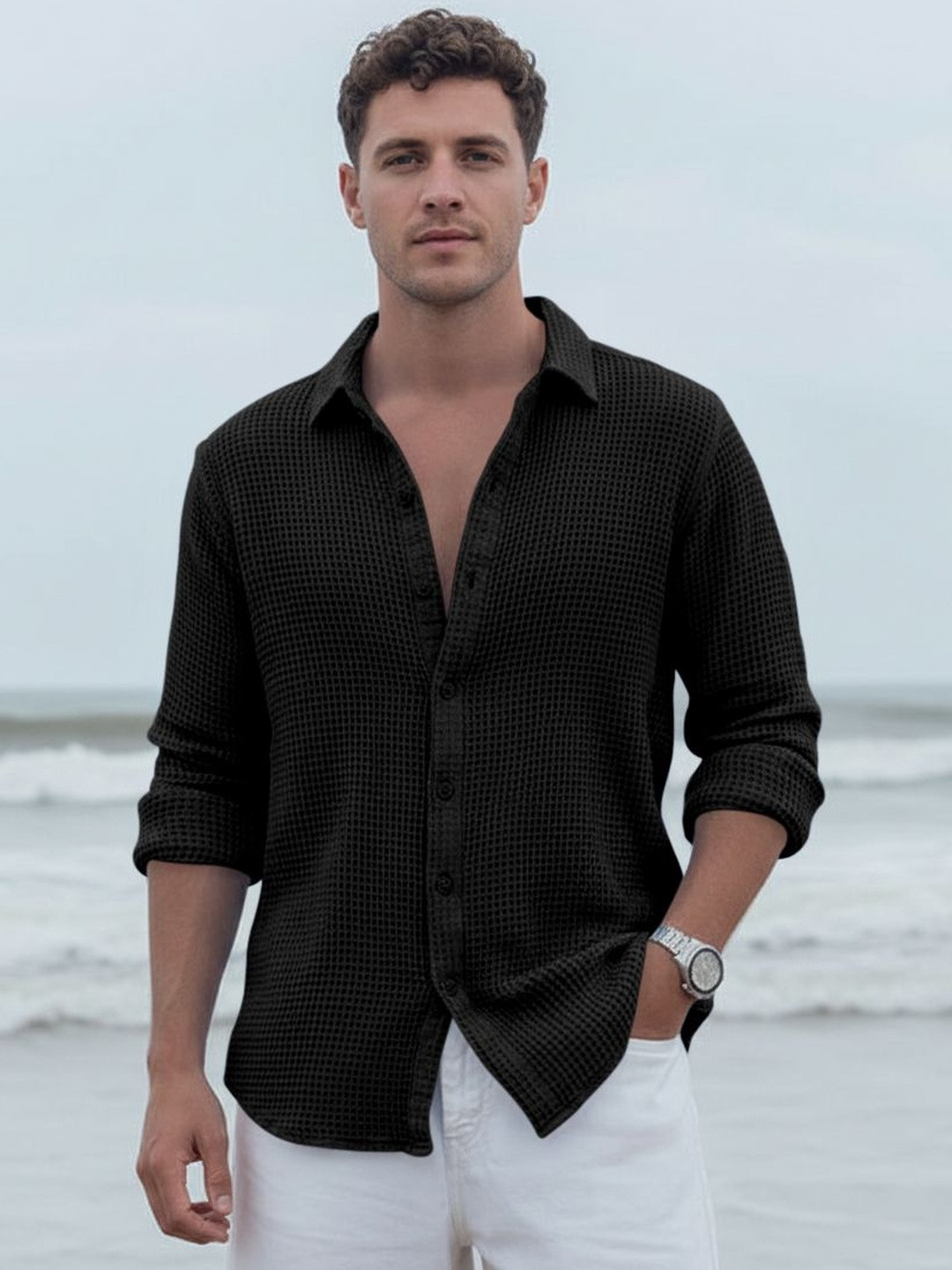 ZELINCO Men Casual Shirt