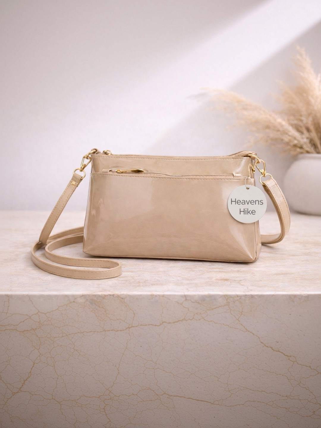 HEAVENSHIKE PU Sling Bag