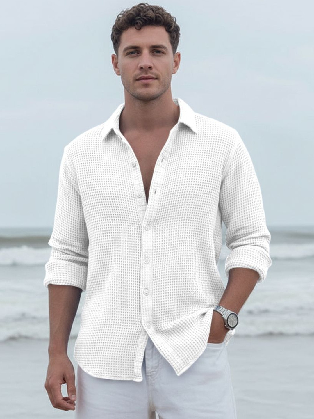 Fifth U Men Casual Shirt