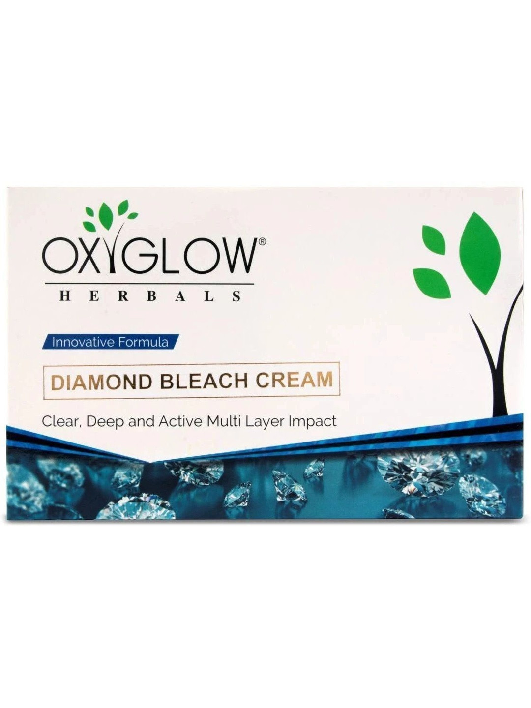 OxyGlow Herbals Diamond Bleach Cream - 300 g