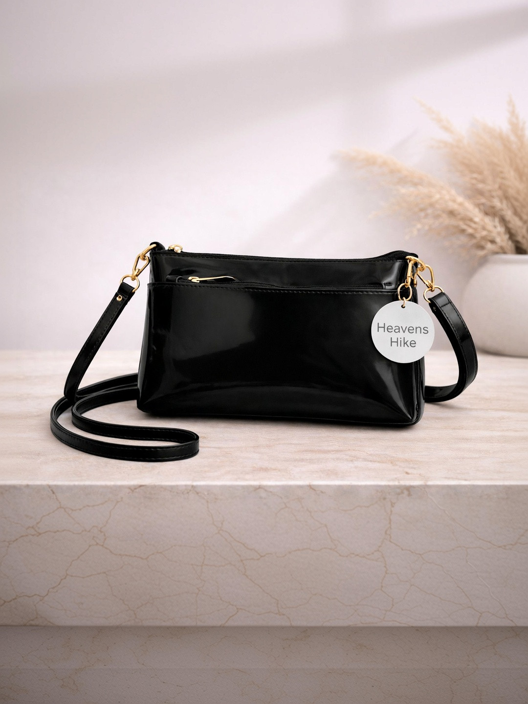 HEAVENSHIKE PU Sling Bag