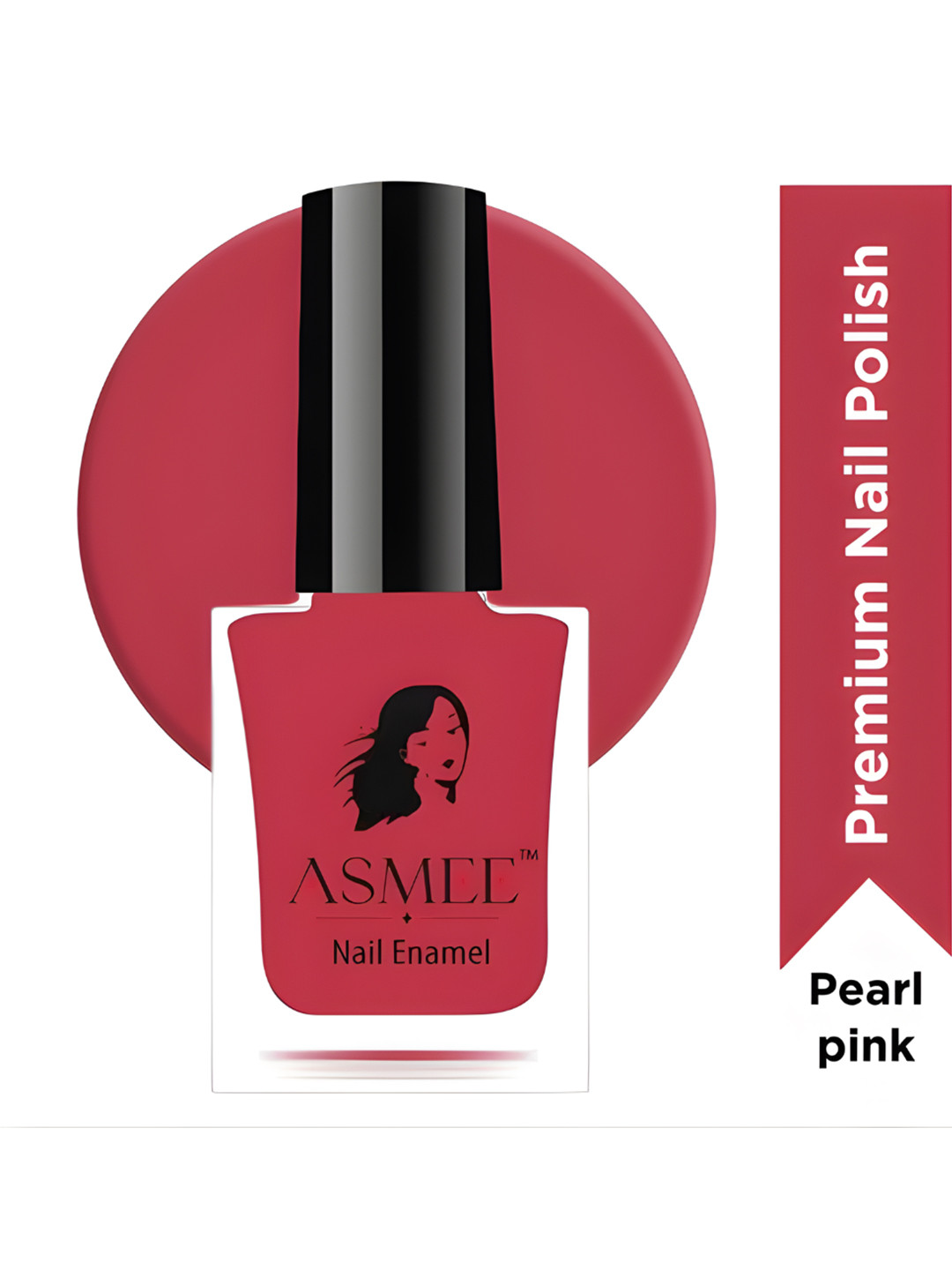 ASMEE Premium Nail Enamel - 10 ml - Pearl Pink