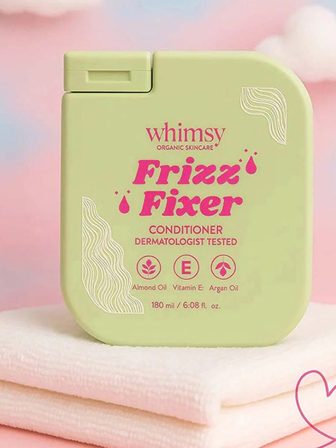 Whimsy Beauty Frizz Fixer Conditioner With Almond Oil & Vitamin E - 180 ml