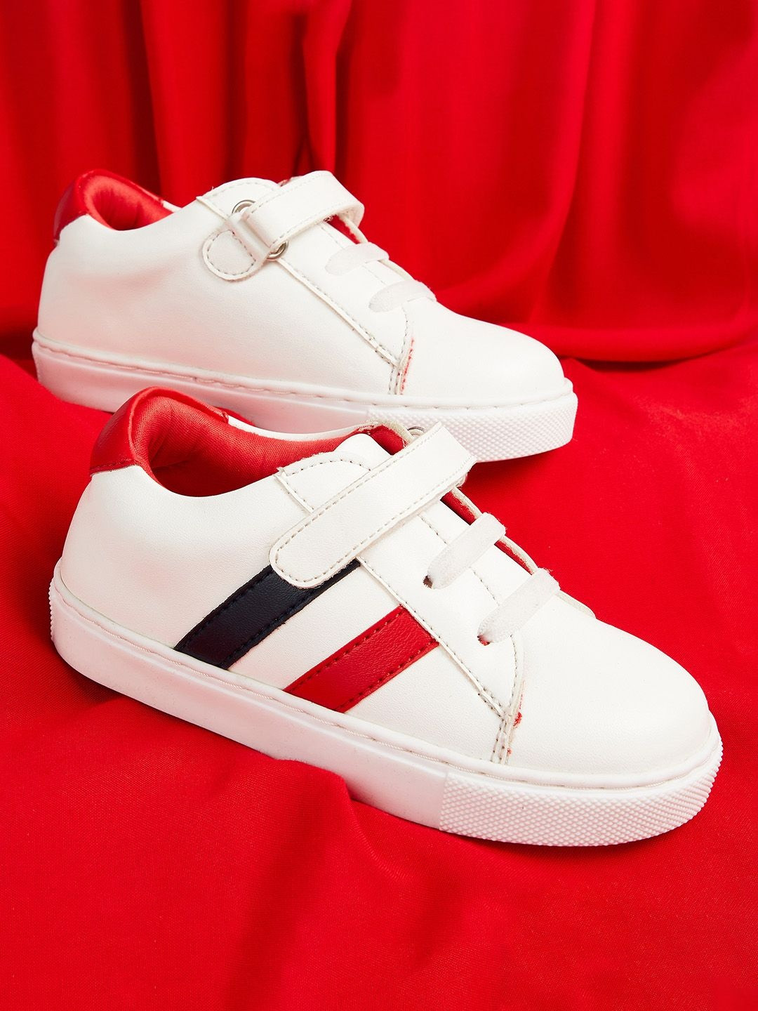 Juniors by Babyshop Boys Striped PU Casual Shoes