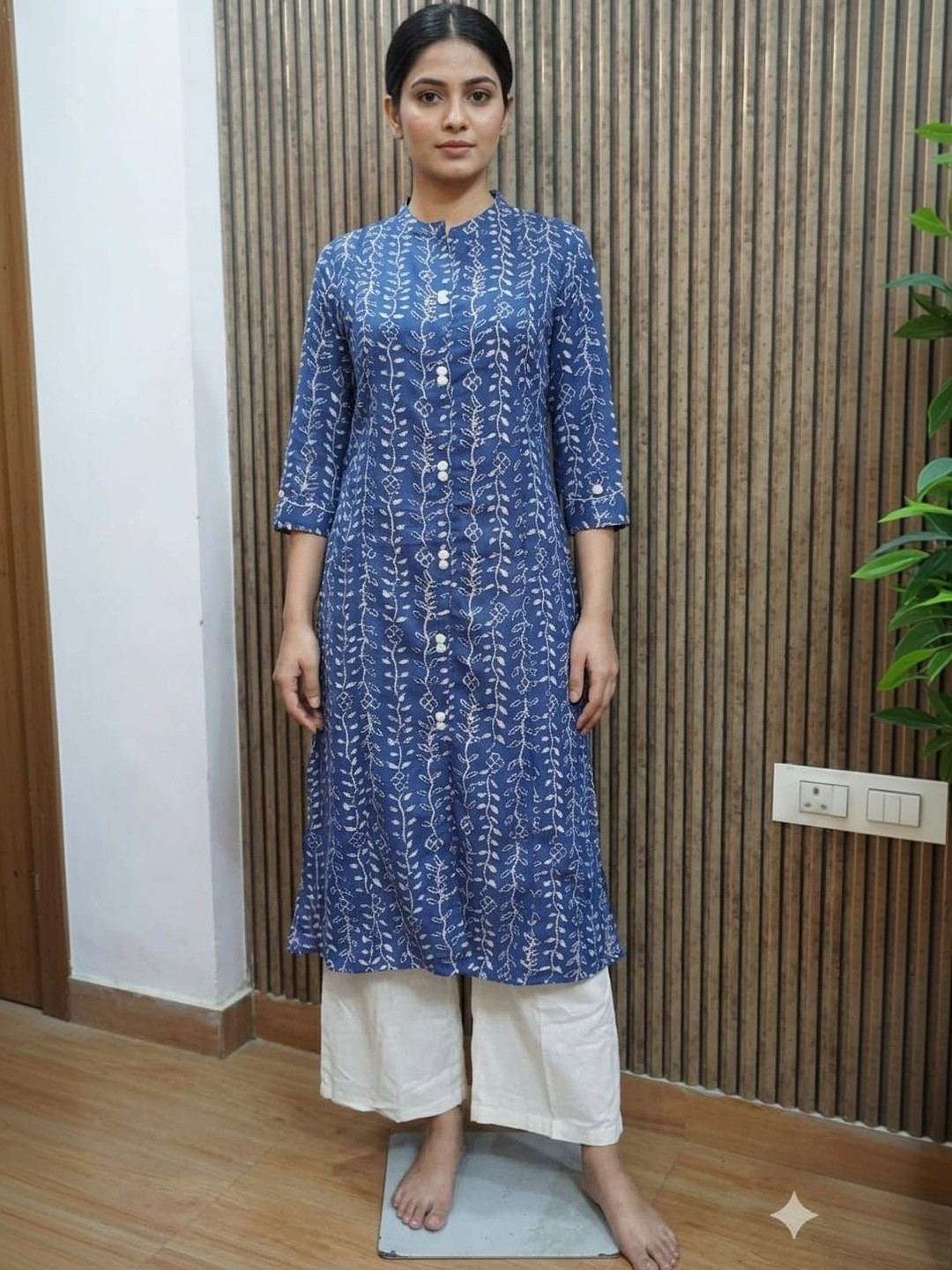 Meeranshi Cotton Straight Fit Printed Kurtas