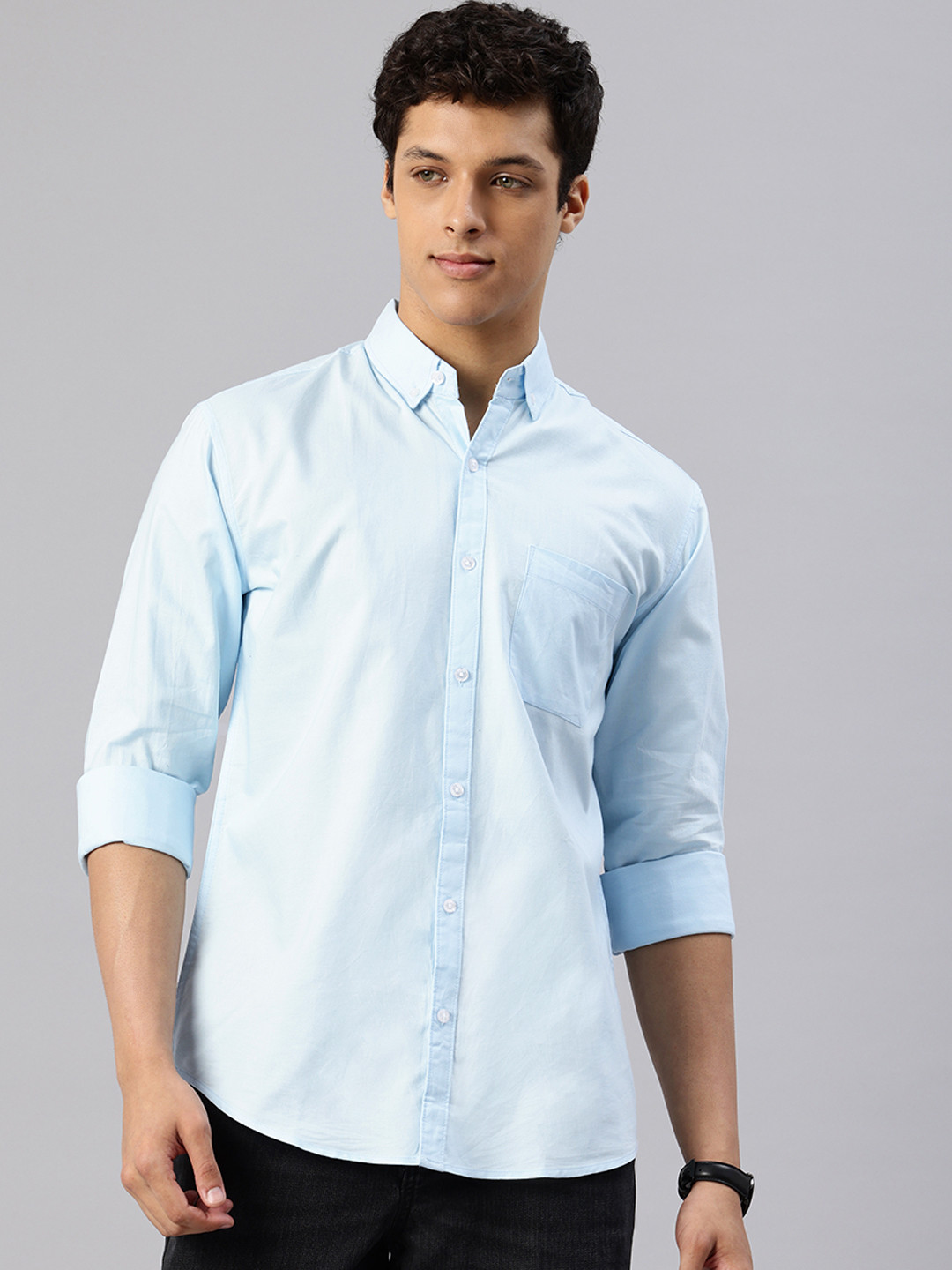 Majestic Man Men Slim Fit Pure Cotton Casual Shirt