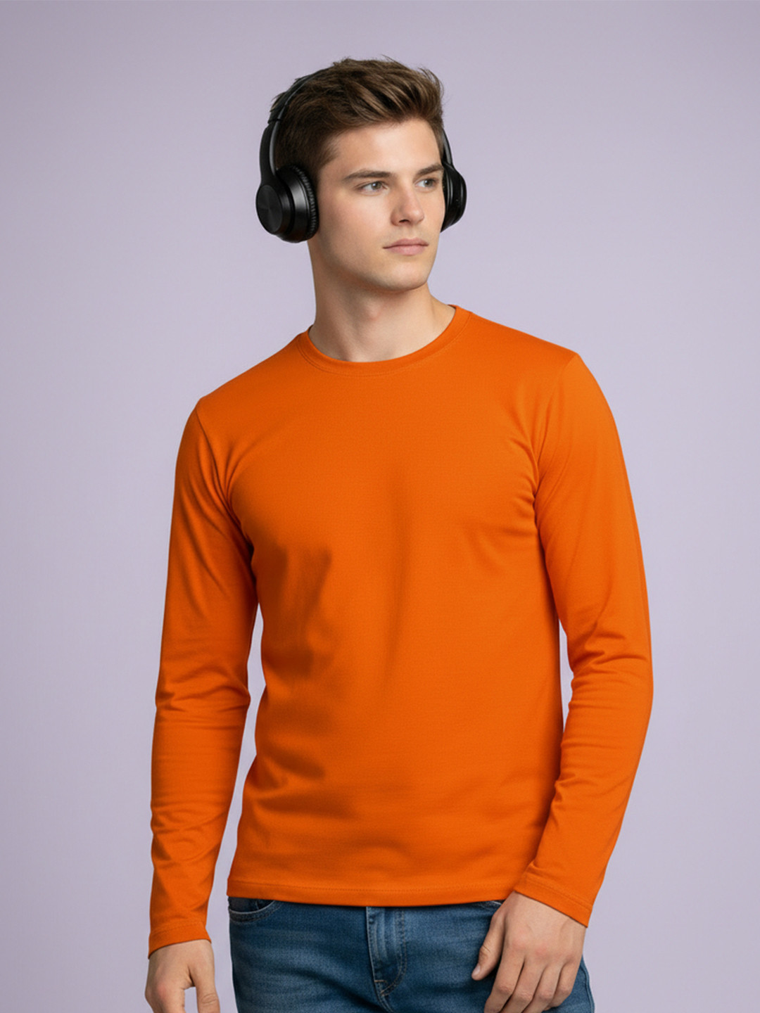 CRYPTIC Men Typography Printed Round Neck Long Sleeves T-shirt