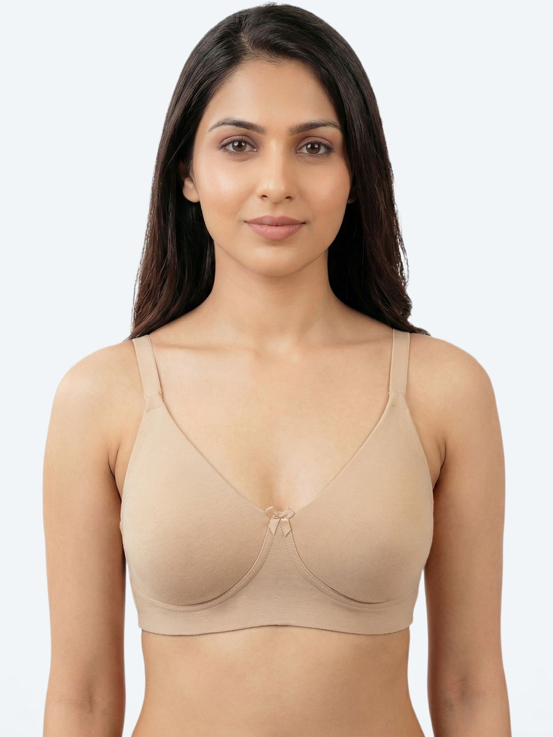 Invisisoft Cotton Non-Padded Non-wired Full Coverage Everyday Bonded Bra