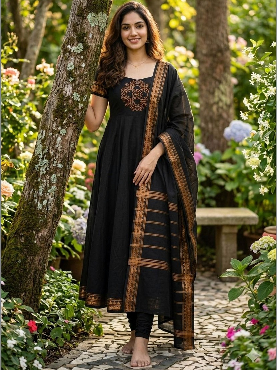 VASTRYN Women Thread Work Embroidered Kurta