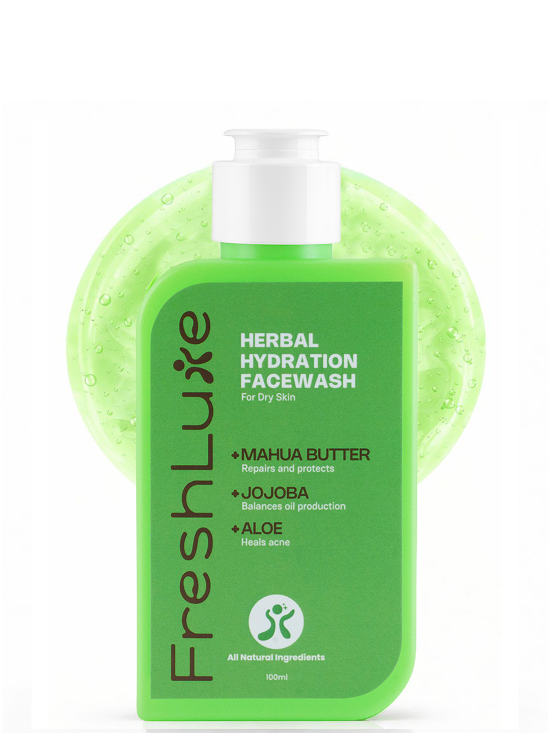 Freshluxe Face Wash for Dry Skin Women & Men - Gentle Aloe Vera Face Wash for Winter