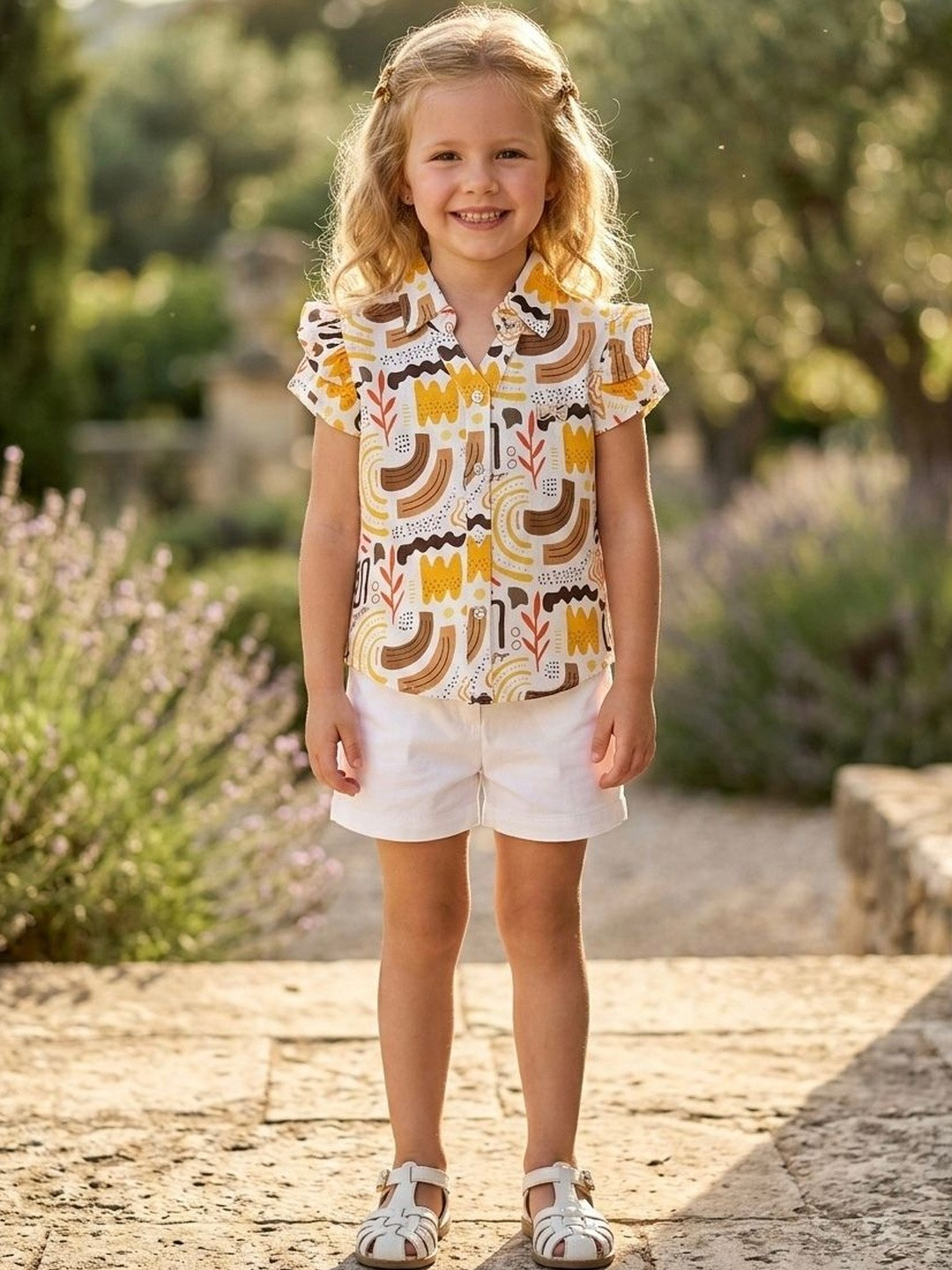 TRUFFLES Girls Printed Casual Style Top Shirts
