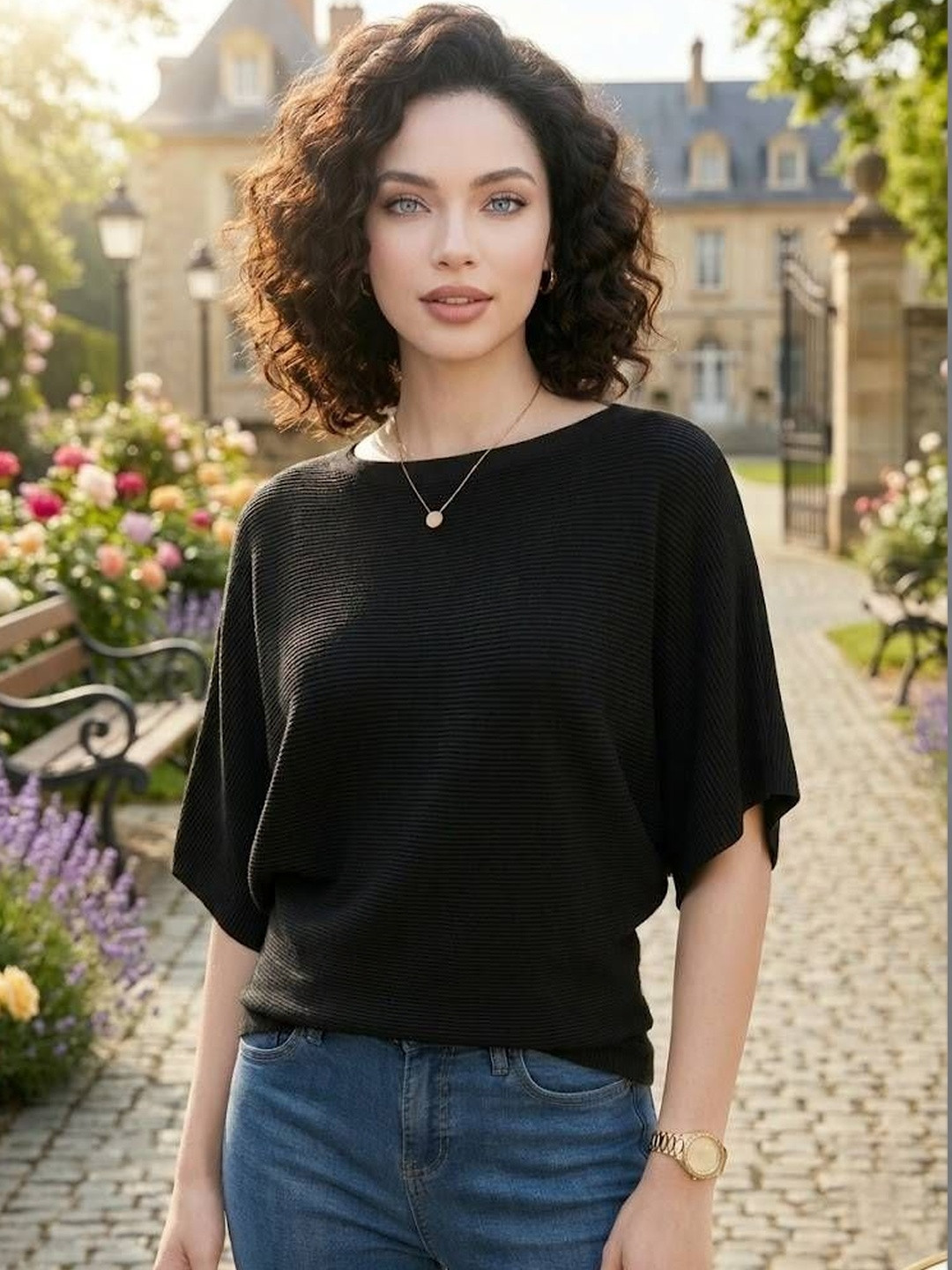 Moshe Batwing Sleeve Top