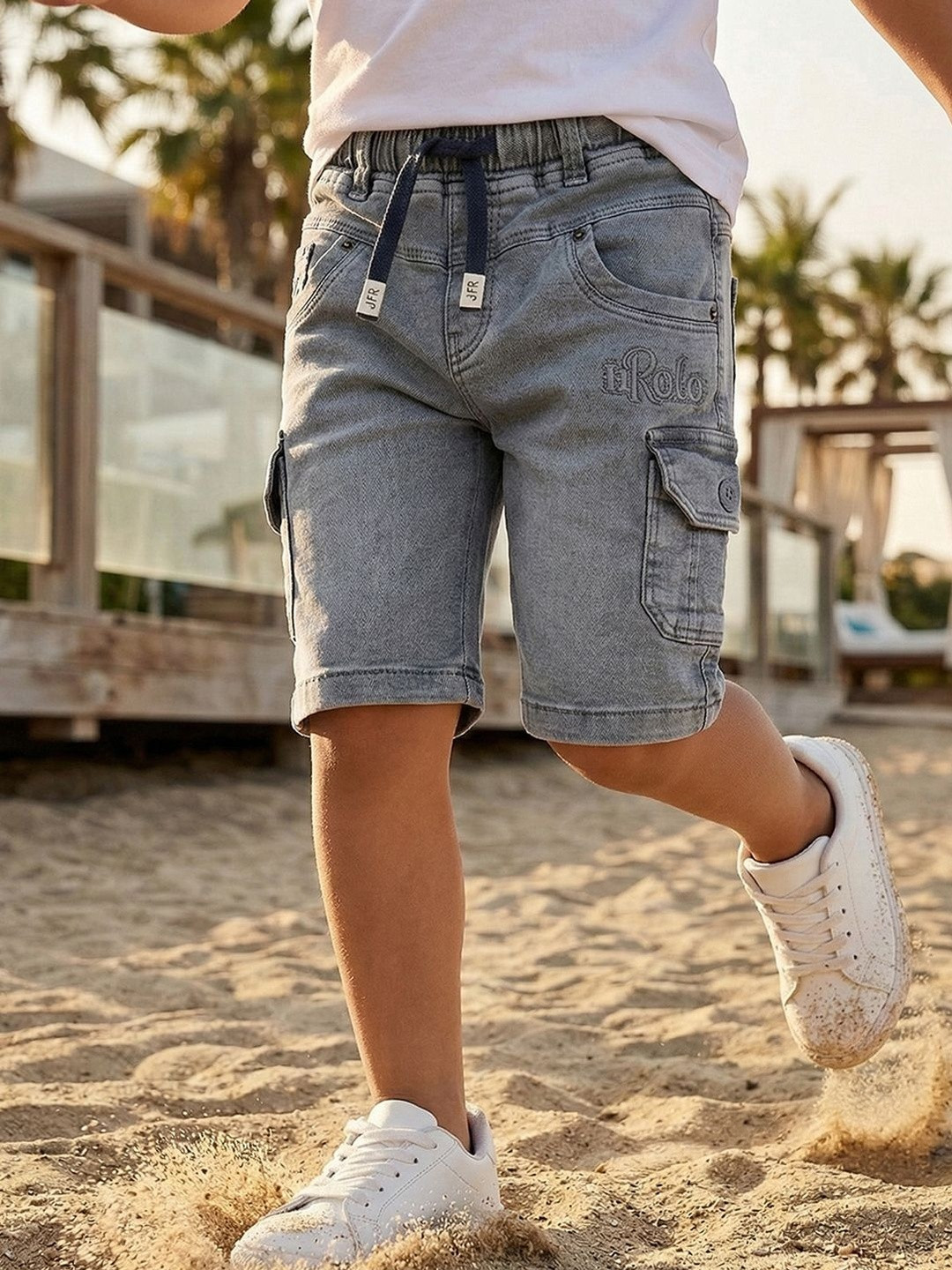 JFR Urban Straight Waist Denim Shorts