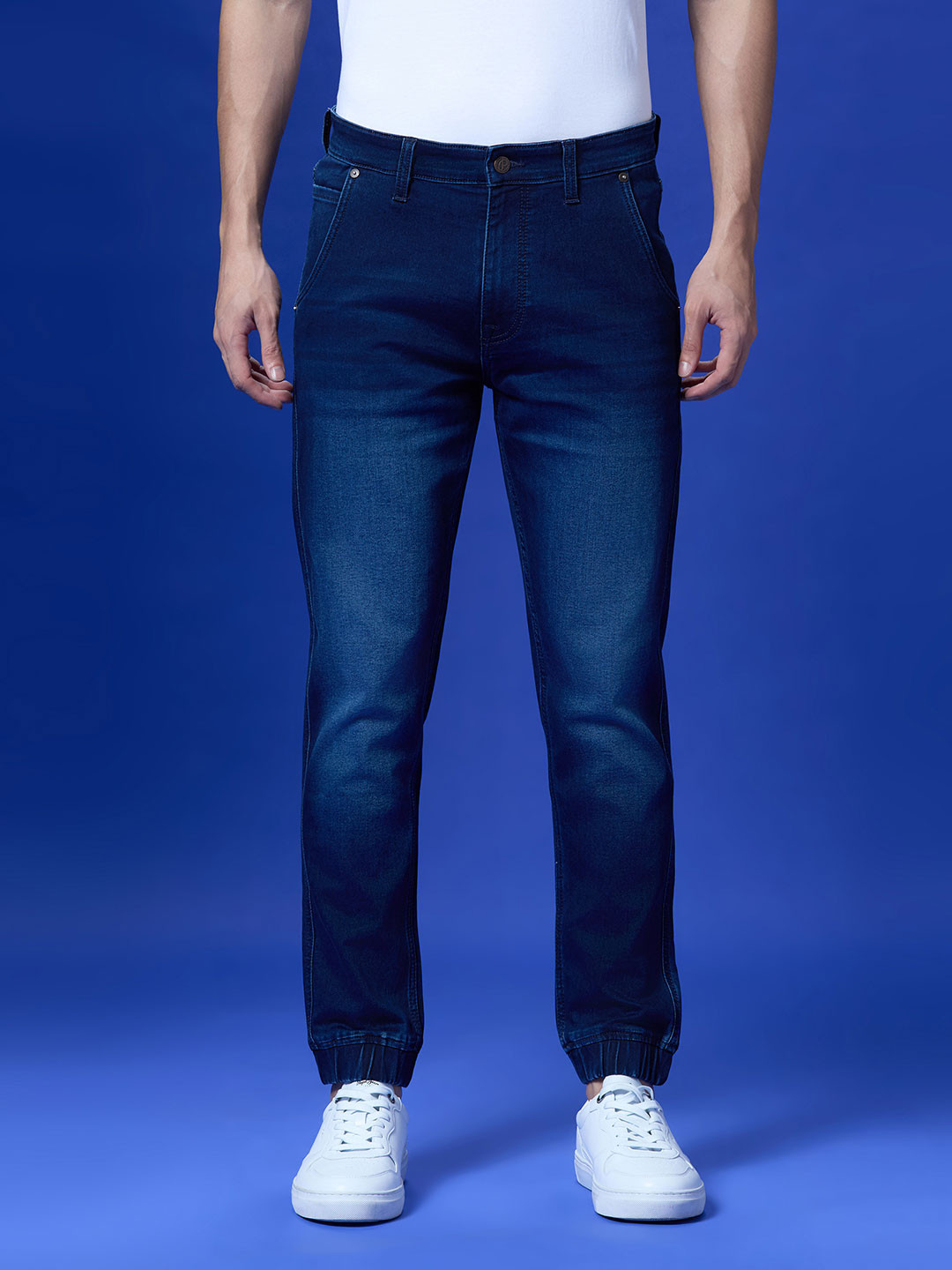 Pepe Jeans Men Light Fade Stretchable Jogger Jeans