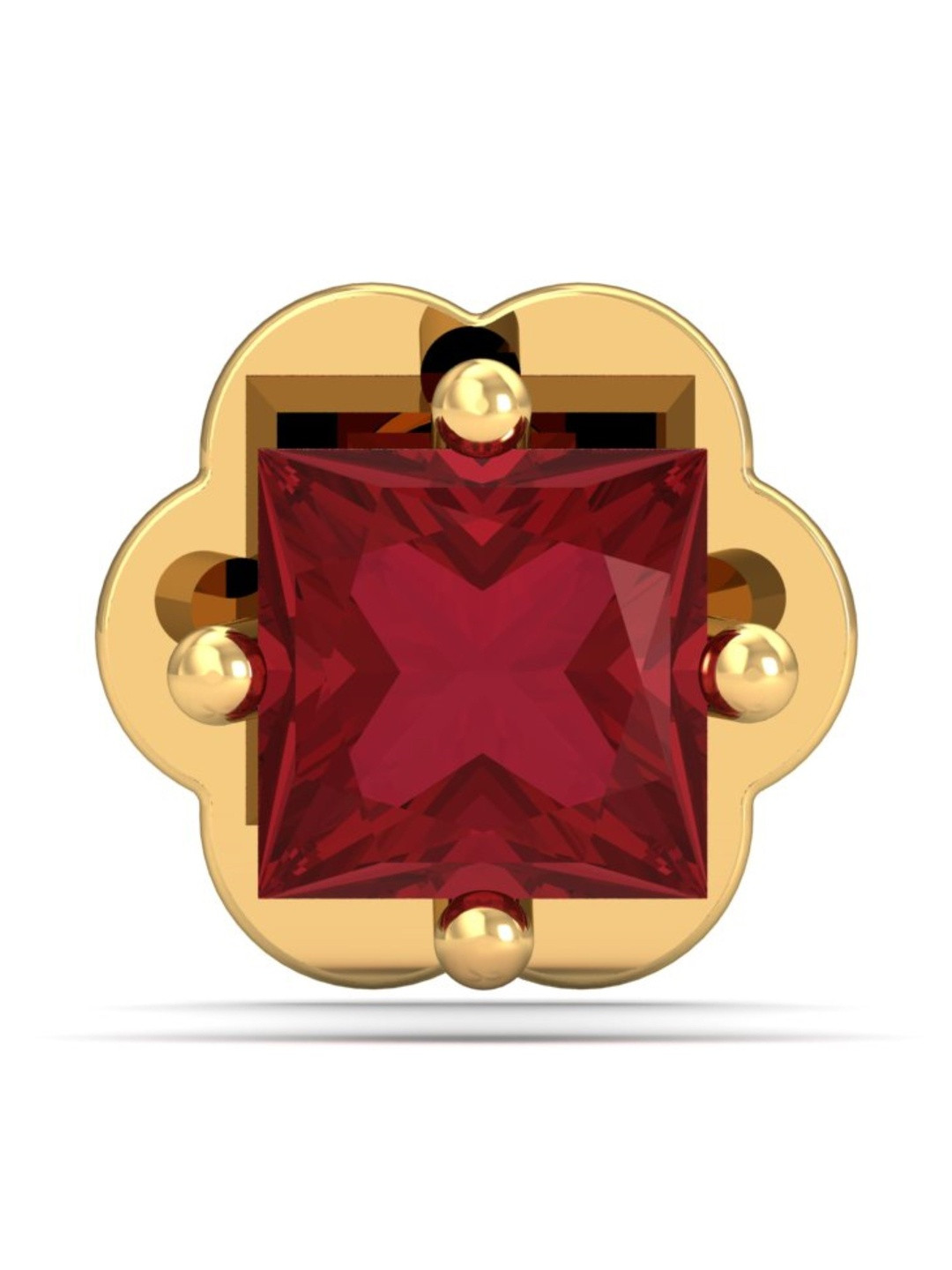 KUBERBOX 14KT Gold Nosepin Gold -0.27 g