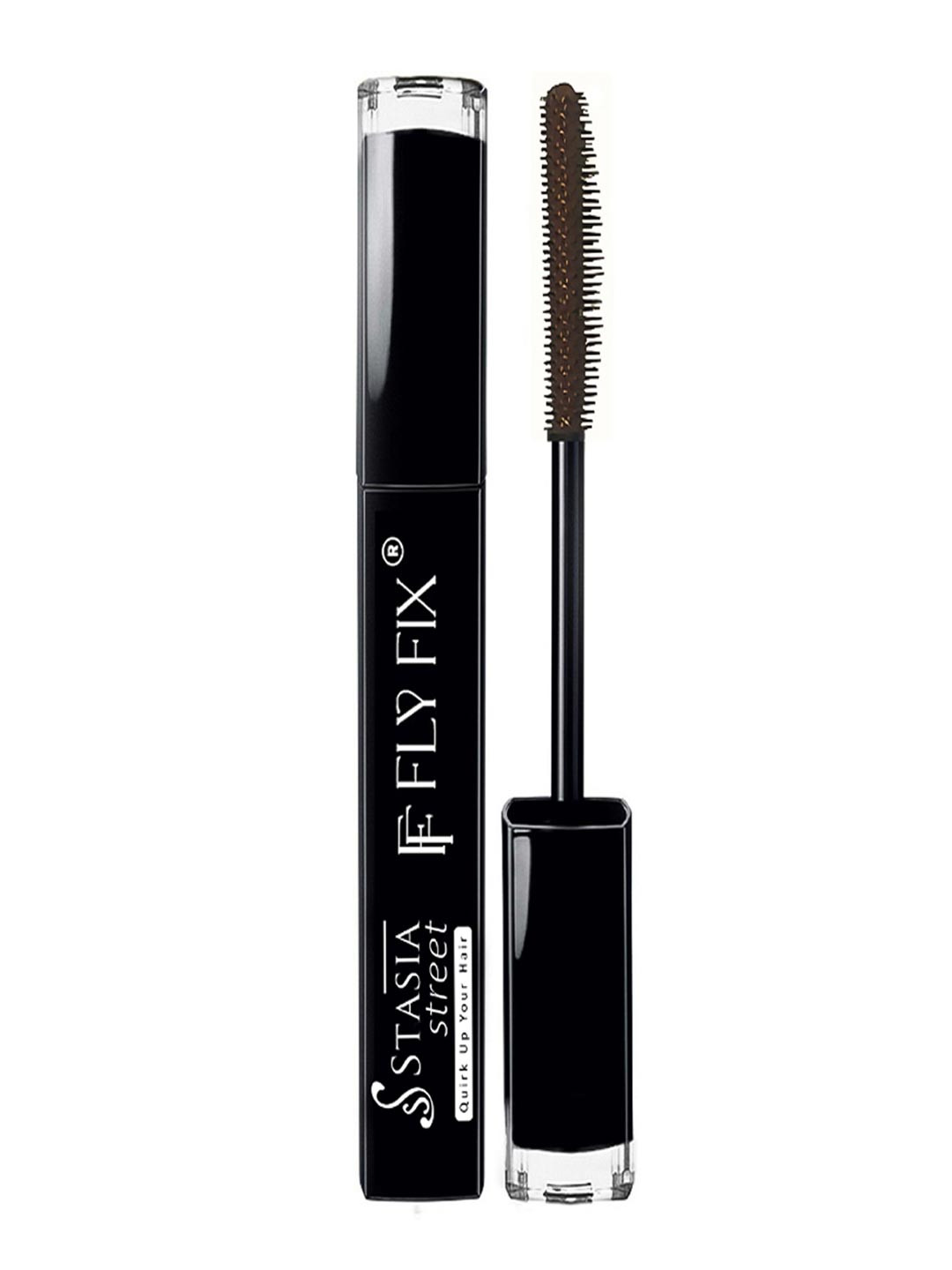 Stasia Street Flyfix Flyaway & Baby Hair Control Frizz Free Hair Finishing Stick-DarkBrown