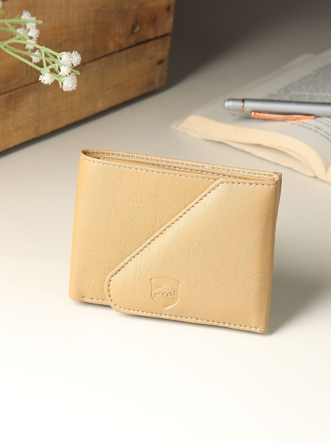 SAMTROH Men PU Two Fold Wallet