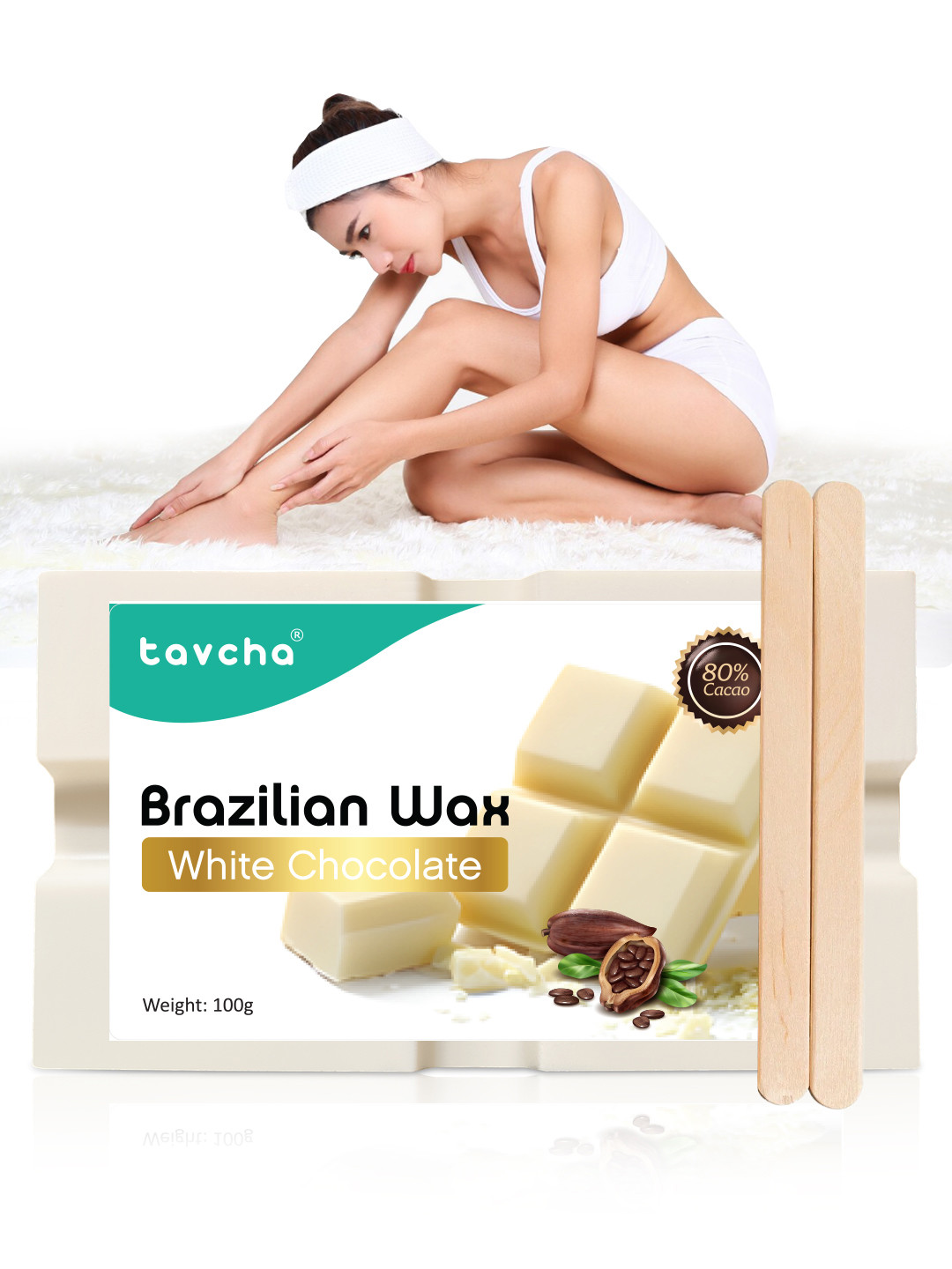 tavcha Brazilian White Chocolate Wax - 100 g
