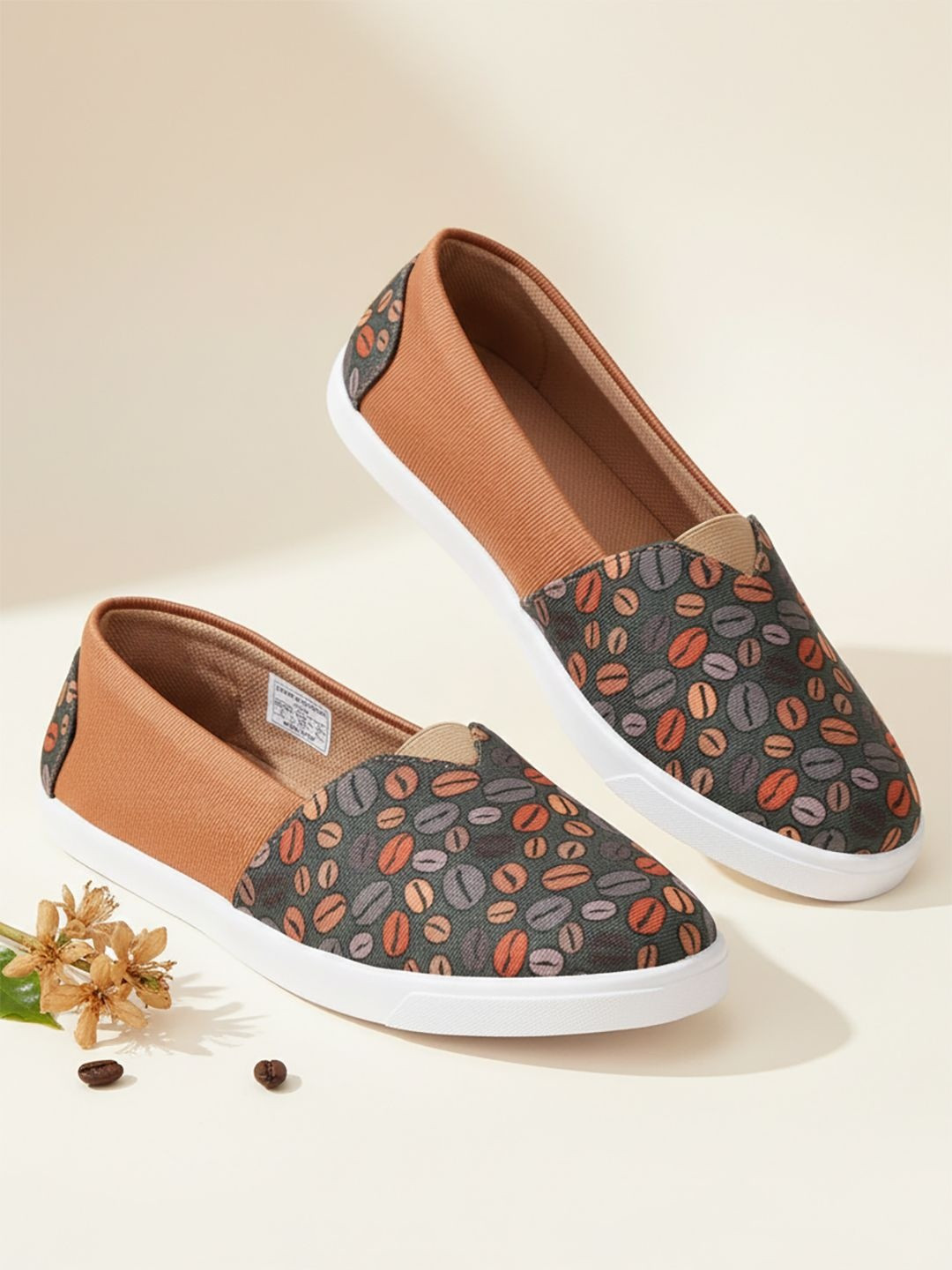 TRASE Adults-Women Printed Round-Toe Ballerinas