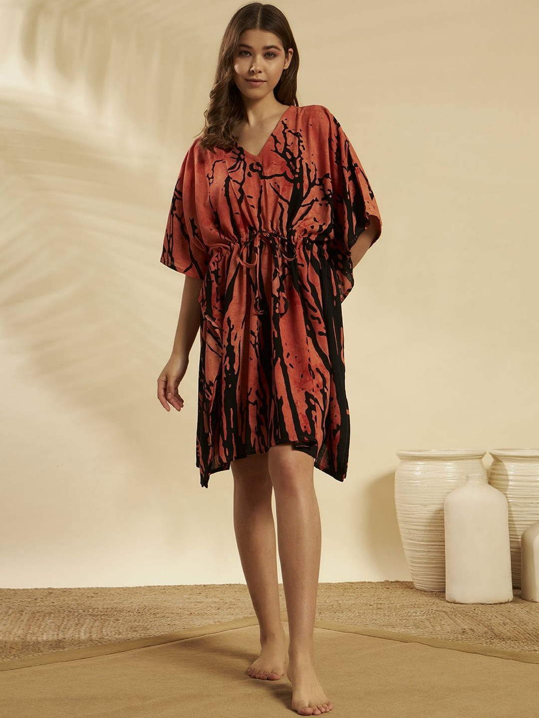 HANDICRAFT PALACE Printed Nightdress