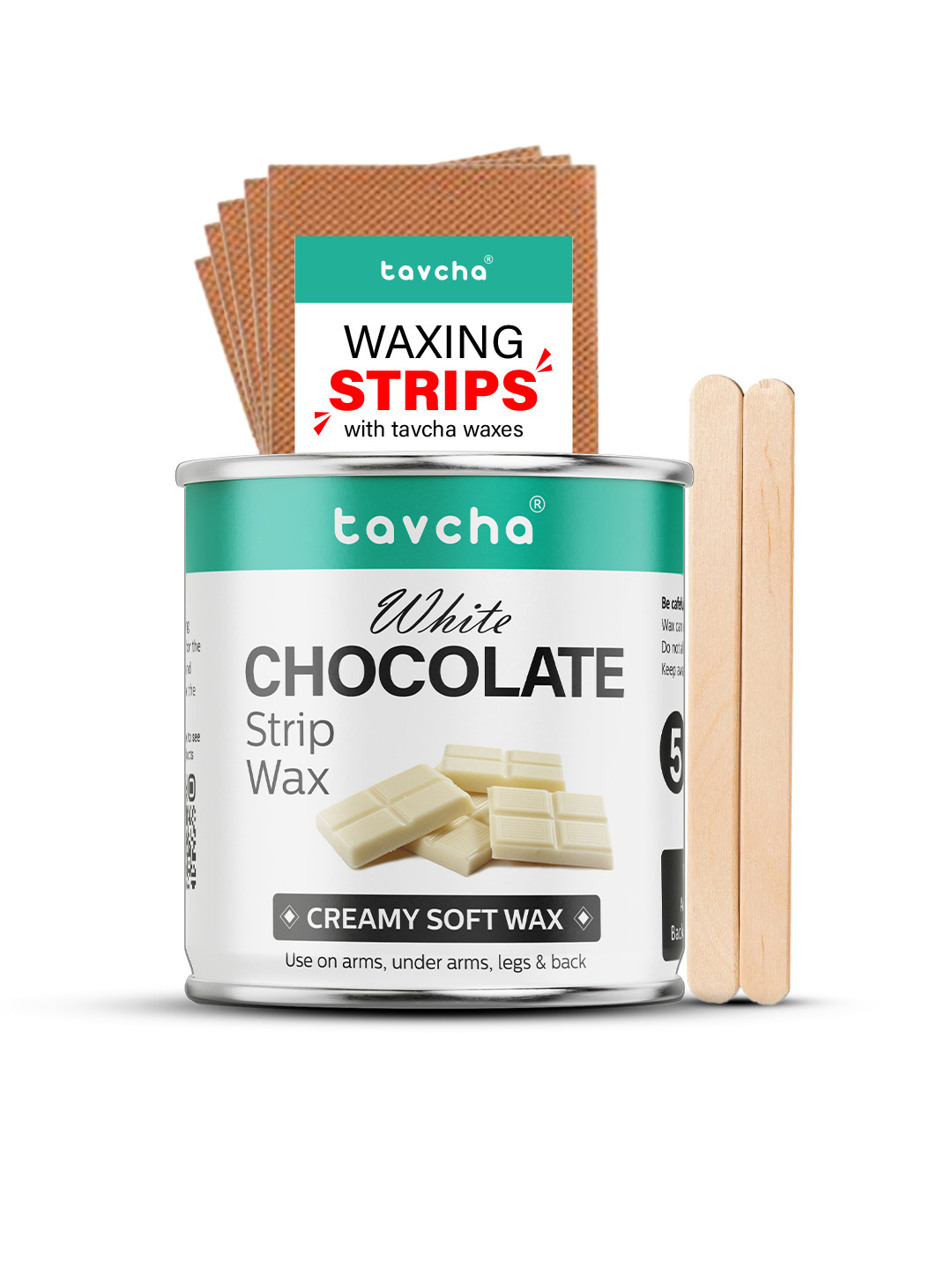 tavcha White Chocolate Strip Wax With Bee Wax & Glycerin - 550 g