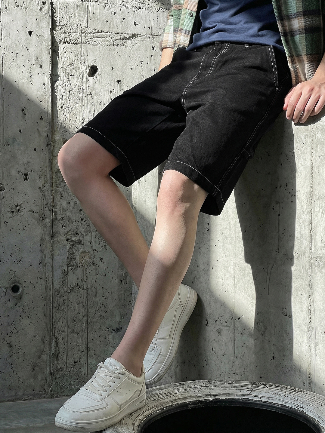 The Roadster Life Co. Men Relaxed Denim Shorts